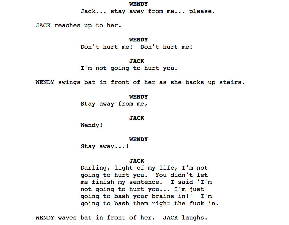 Comedy horror script
