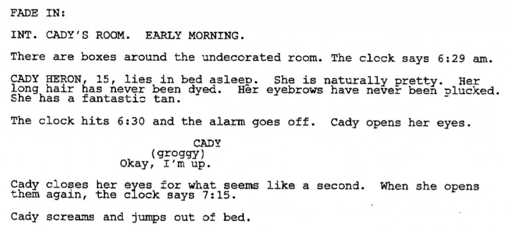 50 Best Screenplays To Read In Every Genre 32 Scan - Screenplay Mean Girls
