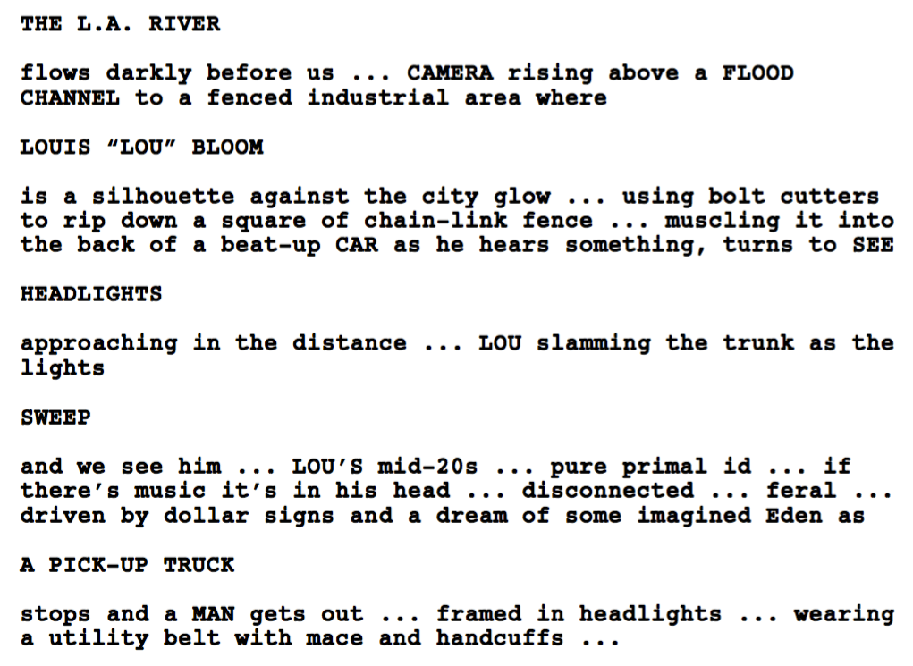 50 Best Screenplays To Read In Every Genre 76 Scan - Screenplay Nightcrawler