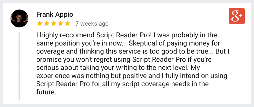 coverage script reader pro reddit