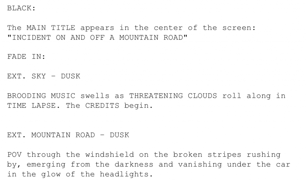 Scan - Masters of Horror Screenplay 