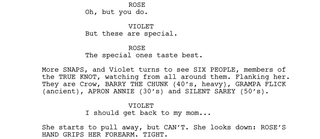 Drama Club Halloween Movie Script