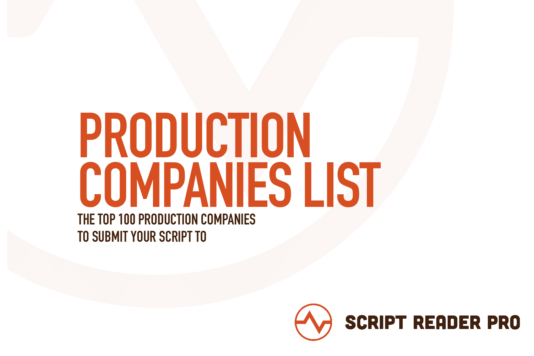 production companies looking for scripts